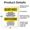 Signmission No Drugs Dealers Weapons Bilingual OSHA Security Notice Sign, Vinyl Decal, 7in W x 10in L, 2PK OS-2PACK-SN-D-710-L-11598 - alternate 6